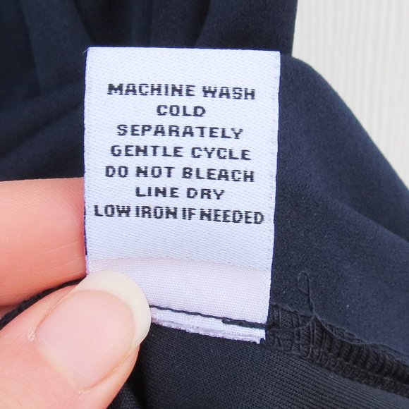 Emma & Michelle Navy Pleated Button Swing Dress - Picture 7 of 7